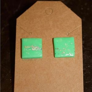 Clay stud earrings